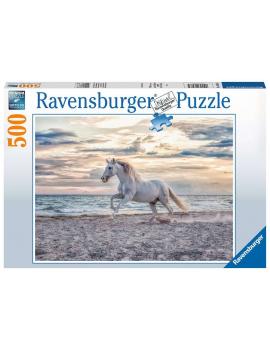 Puzzle 500 p - Cheval sur la plage