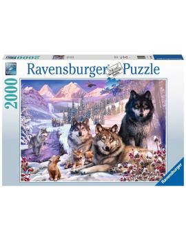 Puzzle 2000 p - Loups dans la neige