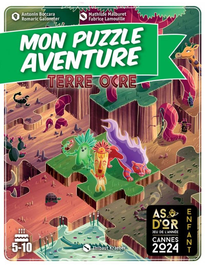 Mon puzzle aventure: terre ocre