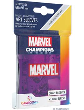 GG : 50 SLEEVES MARVEL CHAMPIONS MARVEL PURPLE