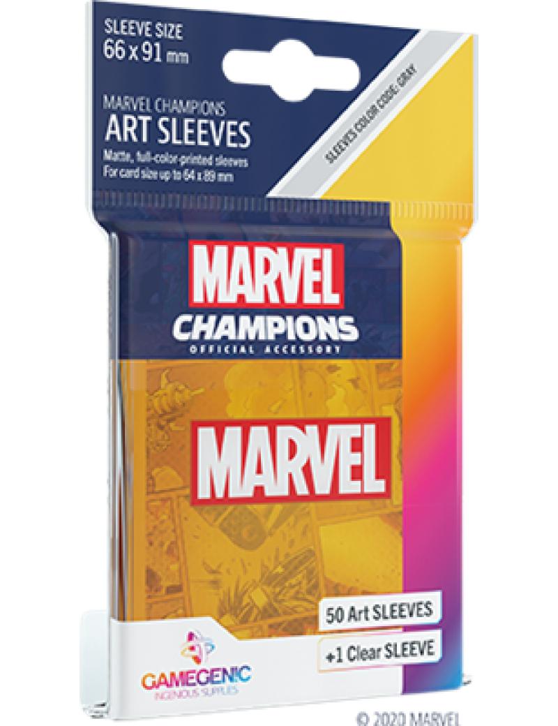 GG : 50 SLEEVES MARVEL CHAMPIONS MARVEL ORANGE