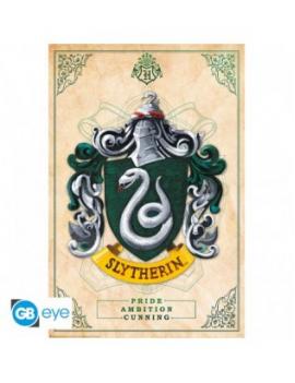 HARRY POTTER - Poster « Serpentard » roulé filmé (91.5x61)
