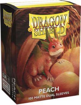 100 DRAGON SHIELD DUAL MATTE - PEACH