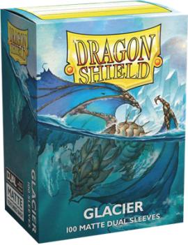 100 DRAGON SHIELD DUAL MATTE - GLACIER 