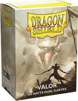 100 DRAGON SHIELD DUAL MATTE - VALOR