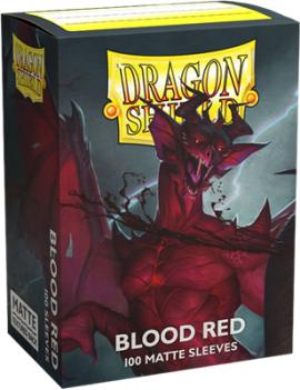 100 DRAGON SHIELD MATTE : BLOOD RED