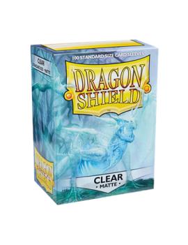 100 DRAGON SHIELD MATTE : CLEAR 