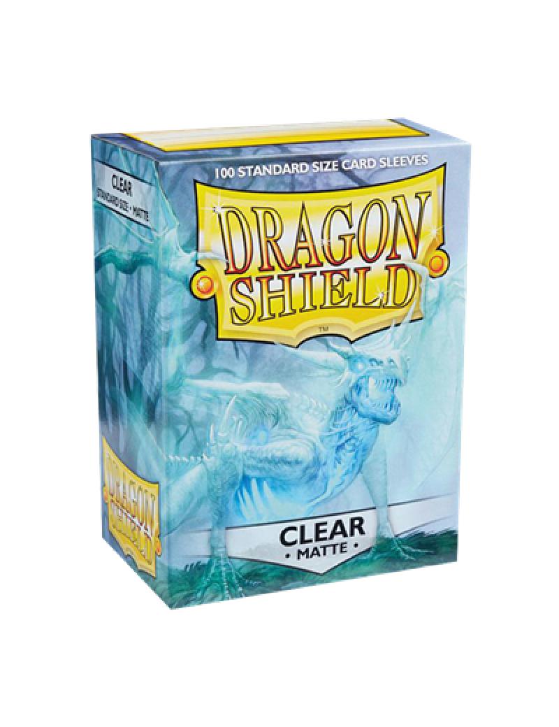 100 DRAGON SHIELD MATTE : CLEAR 