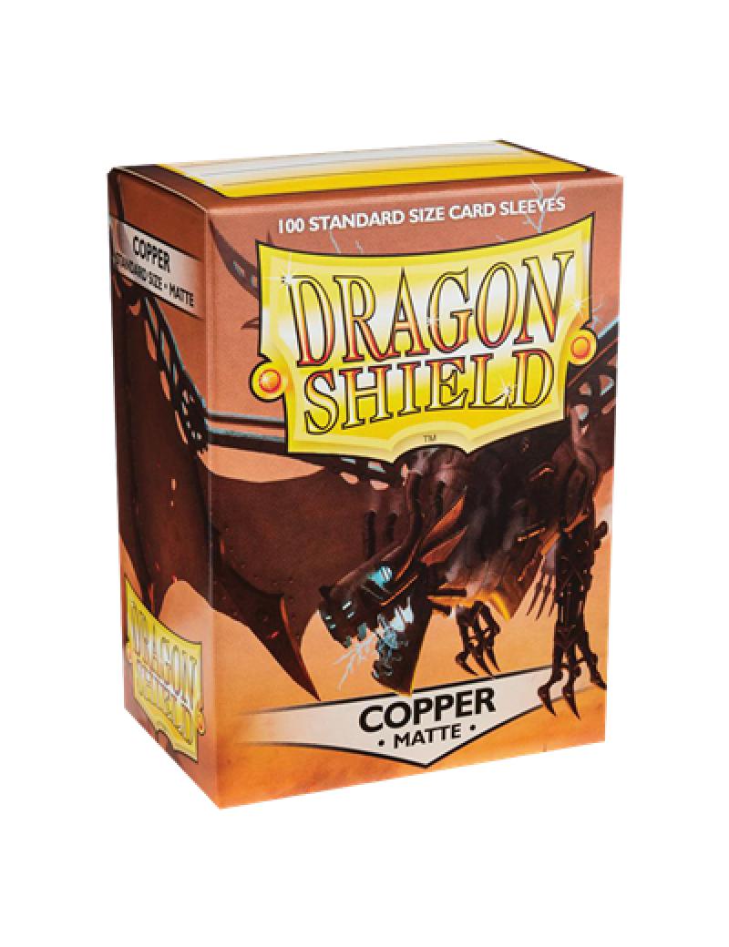 100 DRAGON SHIELD MATTE : COPPER 
