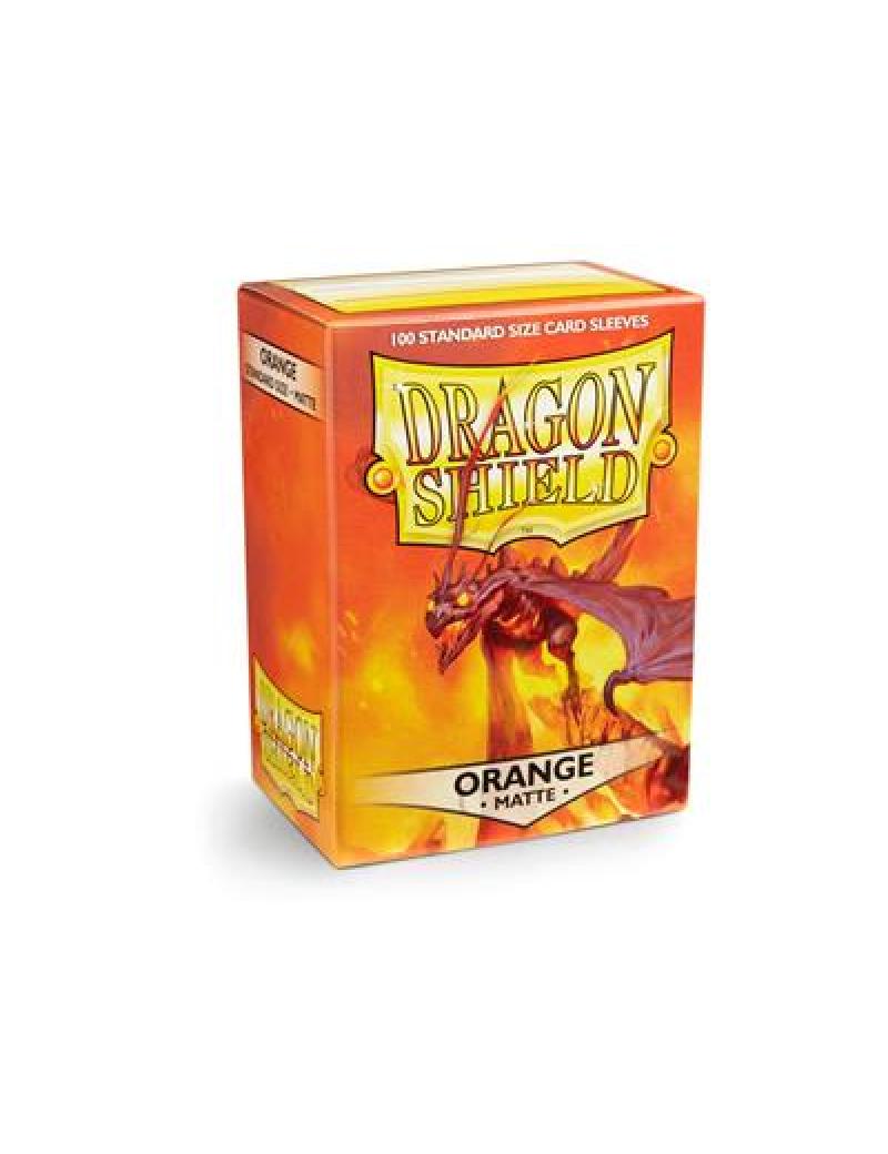100 DRAGON SHIELD MATTE : ORANGE 