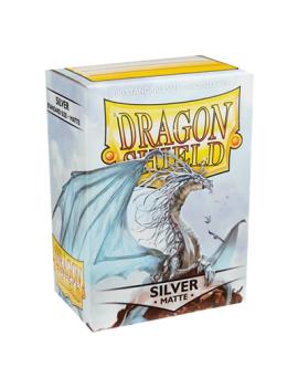 100 DRAGON SHIELD MATTE : SILVER 