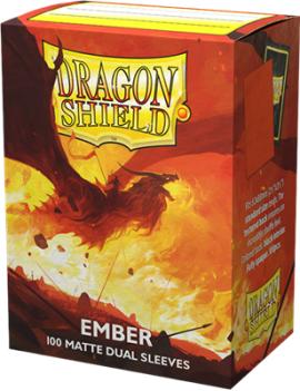 100 Dragon Shield Dual Matte - Ember