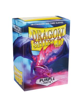 100 Dragon Shield Matte : Purple 