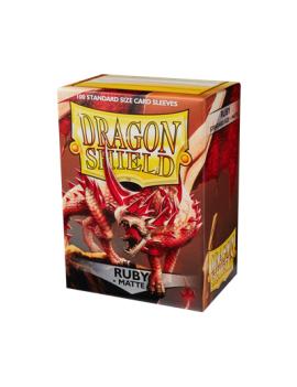 100 Dragon Shield Matte : Ruby 