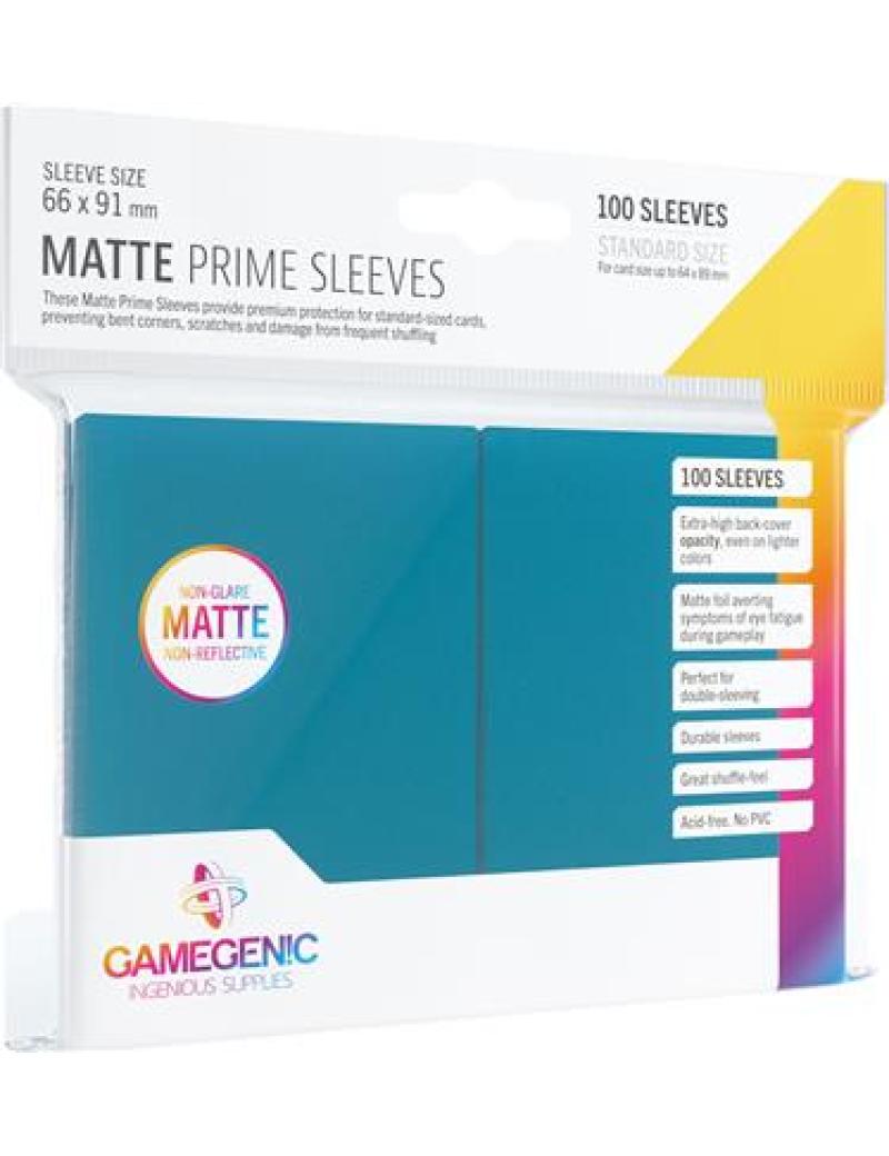 100 MATTE SLEEVES PRIME BLEU