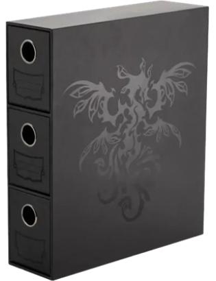 DRAGON SHIELD : FORTRESS CARD DRAWERS BLACK