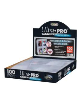 4-Pocket Secure Platinum Page for Toploaders 