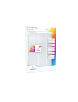 GAMEGENIC - SIDELOADING 18-POCKET PAGES 10 PCS PACK WHITE