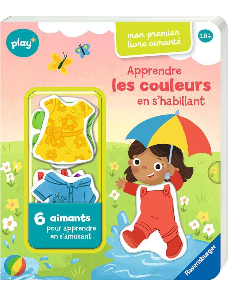 Play+ Mon premier livre aimanté: Apprend