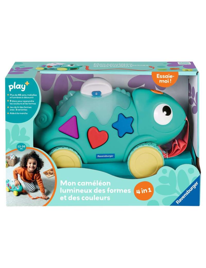 Play+ Mon caméléon lumineux des formes e