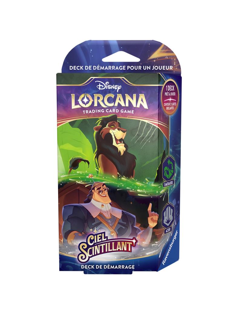 DISNEY LORCANA 5ÈME CHAPITRE - DECK DE DÉMARRAGE SCAR ET KRONK