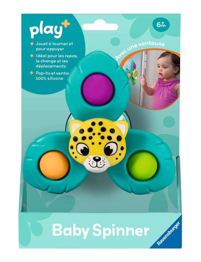 Play+ Baby Spinner léopard