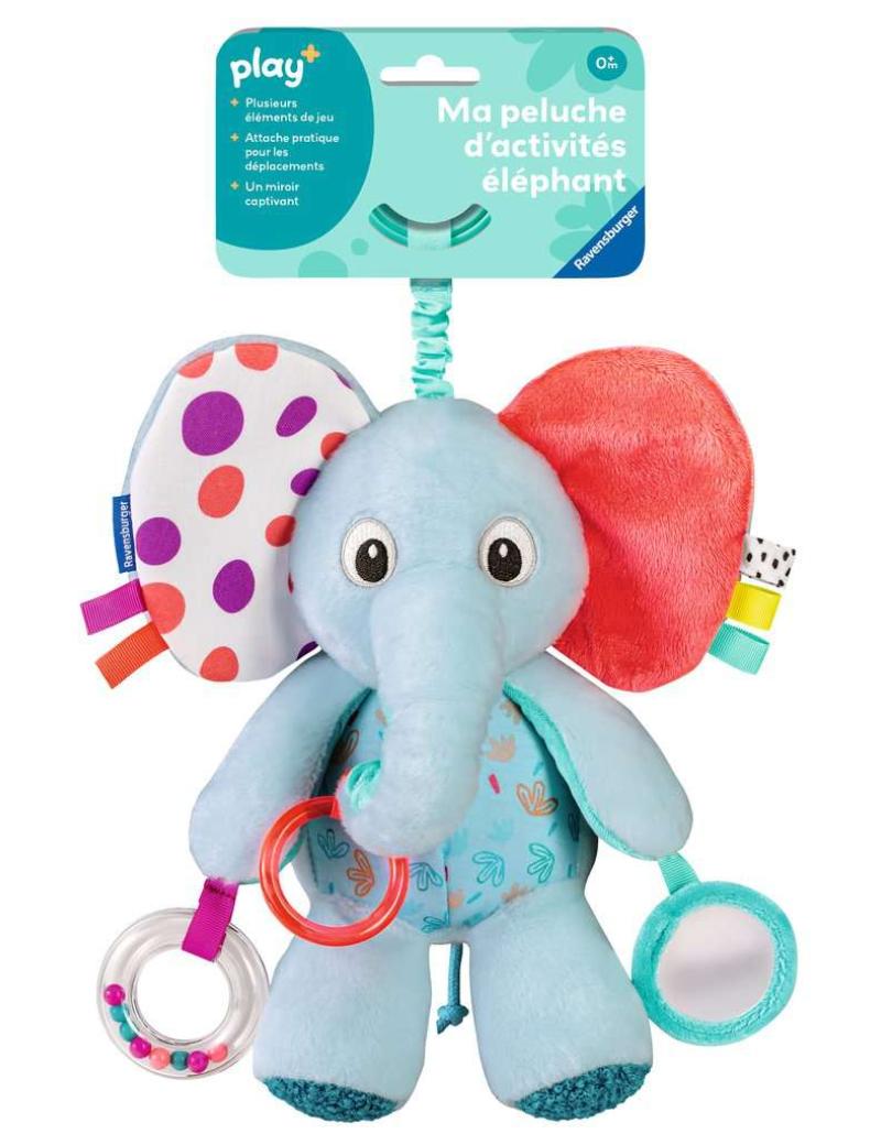 Play+ Ma peluche d'activités éléphant
