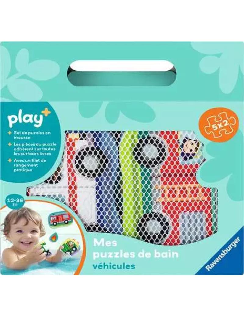 Play+ Mes puzzles de bain: véhicules