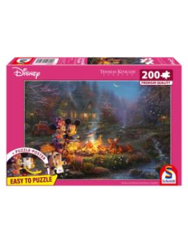 PUZZLE DISNEY - MICKEY & MINNIE À LA BELLE ÉTOILE 200 pièces