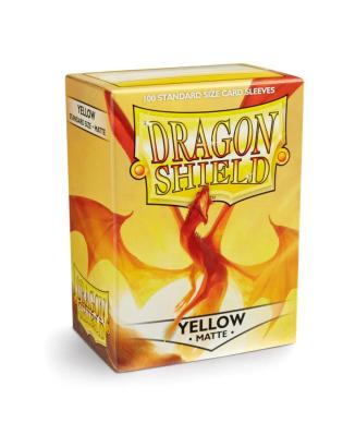 Dragon Shield - Standard Sleeves - Matte Yellow