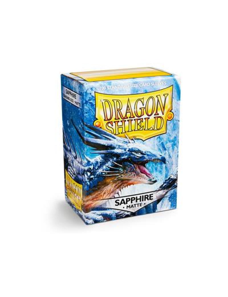 100 DRAGON SHIELD MATTE : SAPPHIRE 