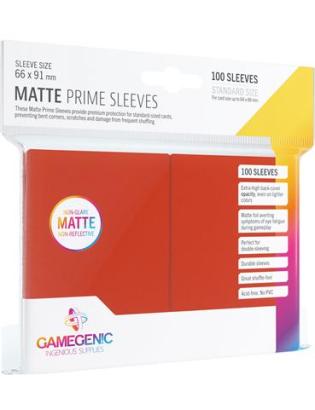 100 MATTE SLEEVES PRIME ROUGE