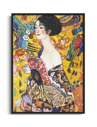 1000P klimt- dame a l'eventail