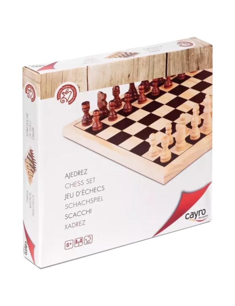 Echecs En Bois 30X30 Cm