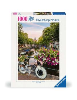 Vélo et fleurs à Amsterdam