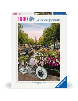 Vélo et fleurs à Amsterdam