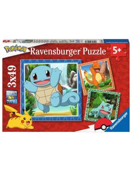 Puzzles 3x49 p - Salamèche, Bulbizarre