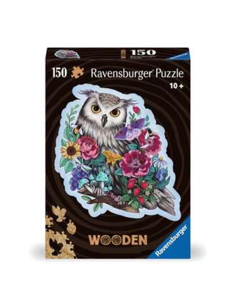 Puzzle en bois - Forme - 150 pcs - Hibou