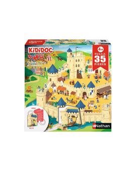 Puzzle Kididoc - Châteaux forts et cheva