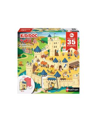 Puzzle Kididoc - Châteaux forts et cheva
