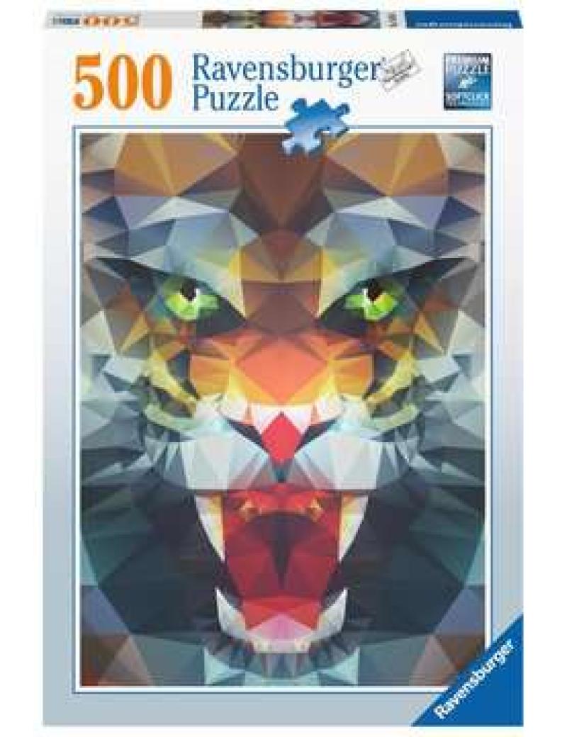 Puzzle 500 p - Lion de polygone