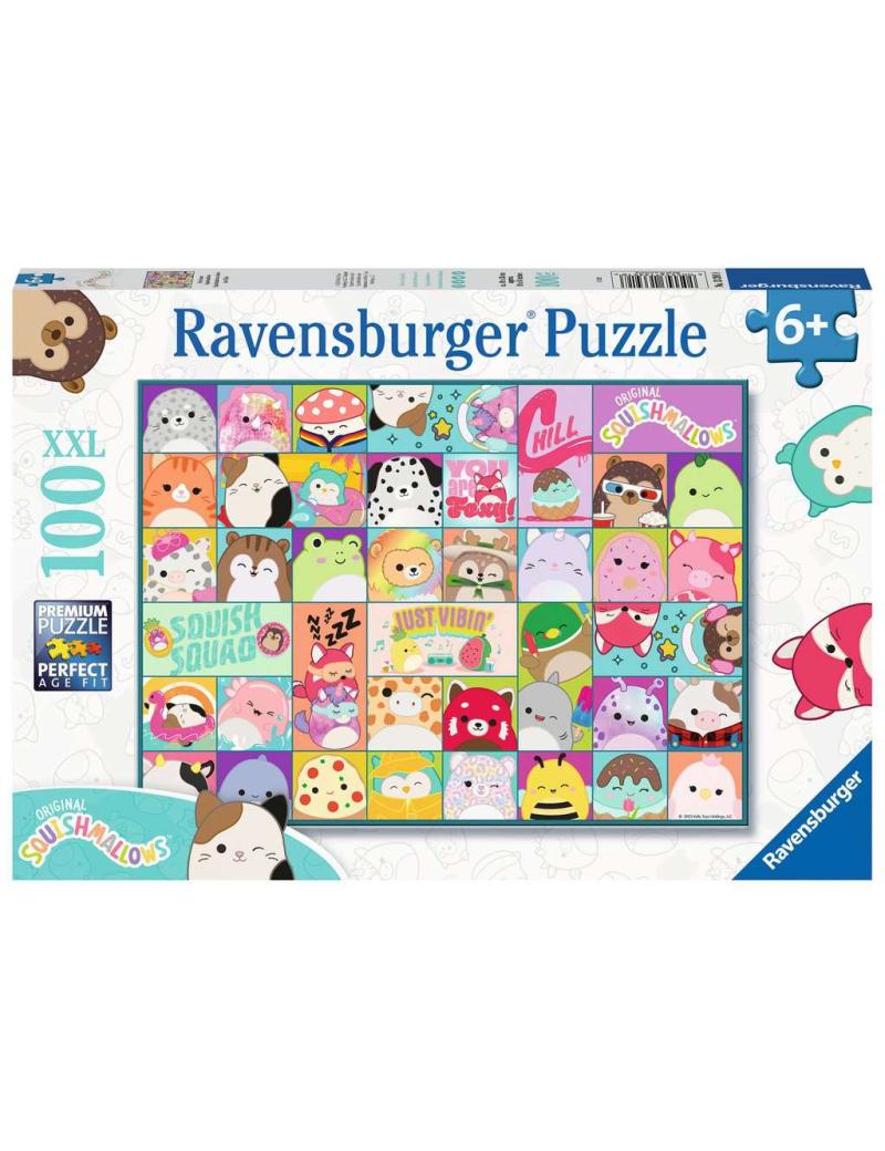 Puzzle 100 p XXL - Squishmallows colorés