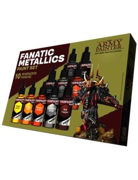 ARMY PAINTER - STARTER PEINTURE - WARPAINTS FANATIC METALLICS PAINT SET