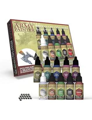 ARMY PAINTER - STARTER PEINTURE - WARPAINTS METALLIC PAINT SET
