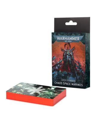 CARTES TECHNIQUES: SPACE MARINES DU CHAOS