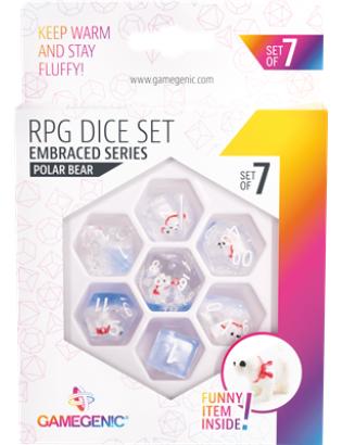 EMBRACED SERIES -POLAR BEAR- SET DE 7 DÉS JDR