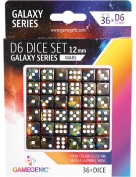 GALAXY SERIES -MARS- SET DE 36 DÉS DE 6 - 12MM