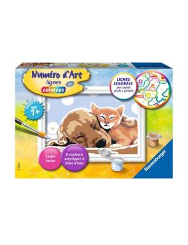 Numéro d'art - 8x12cm - Amis câlins