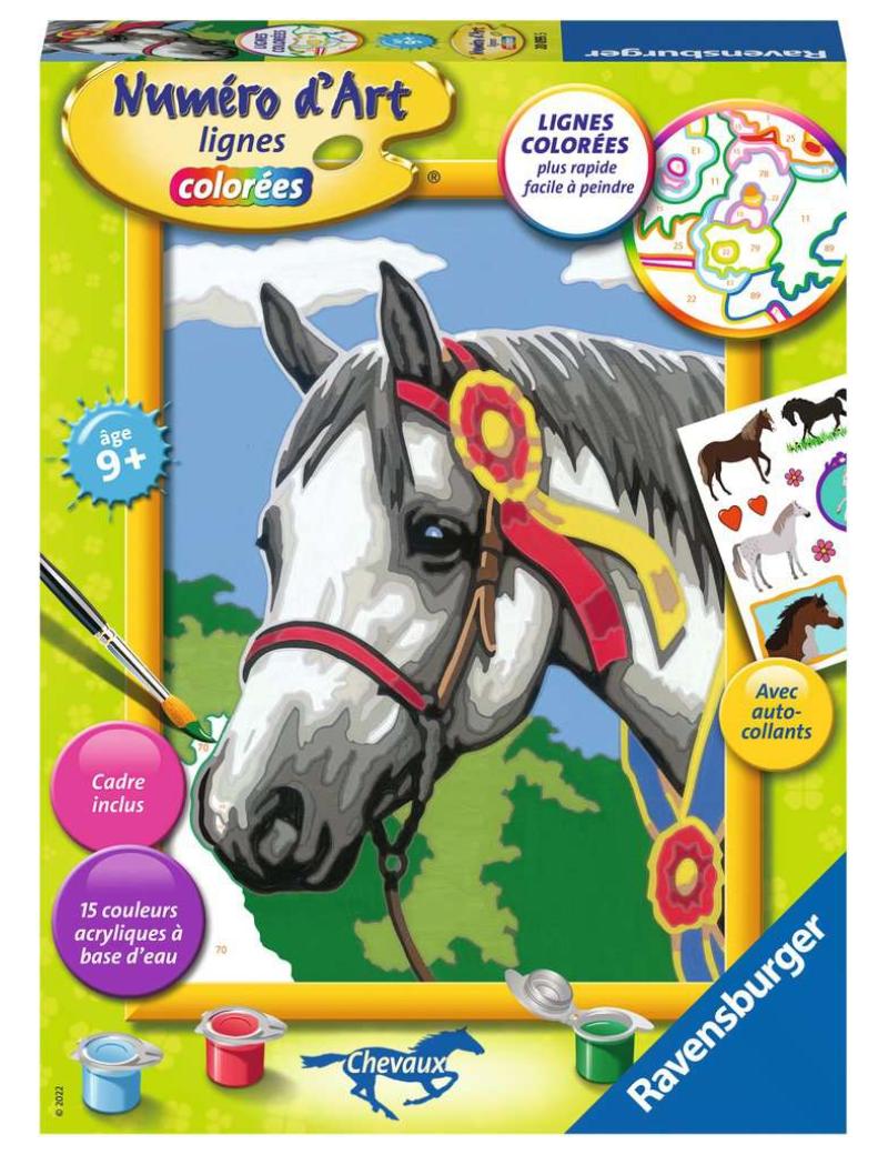 Numéro d'art - 18x24cm - Cheval à la coc