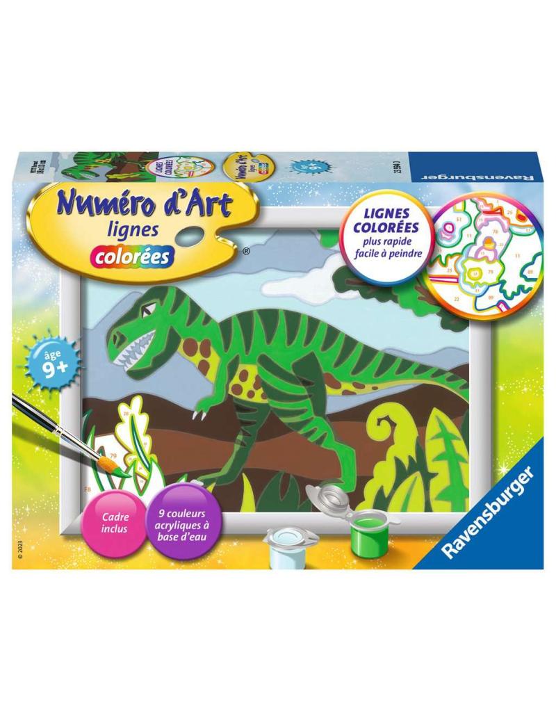 Numéro d'art - 13x18cm - Dinosaures